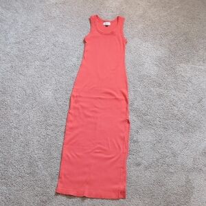 Universal Thread Sleeveless Orange Maxi Dress